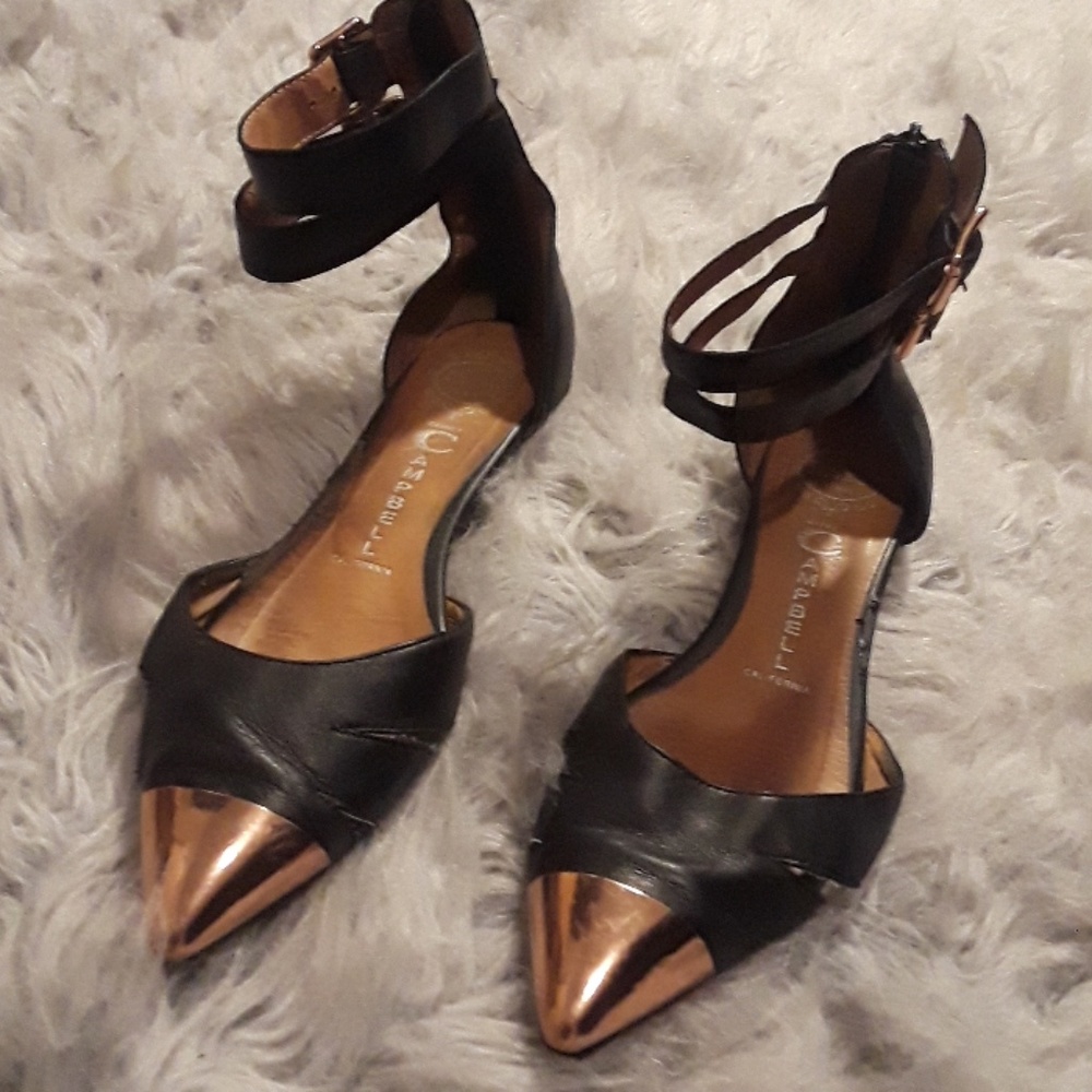 8.5 real leather Jeffrey Campbell flats